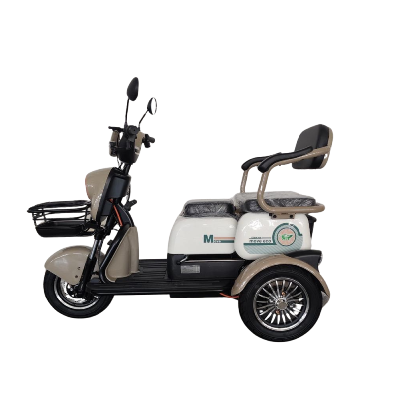Elektrisches Dreirad für Personen MoveEco S1 Mini LIM 25KM/H Braun