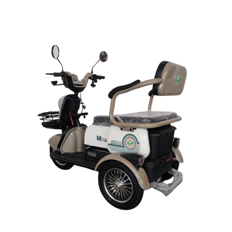 Elektrisches Dreirad für Personen MoveEco S1 Mini LIM 25KM/H Braun