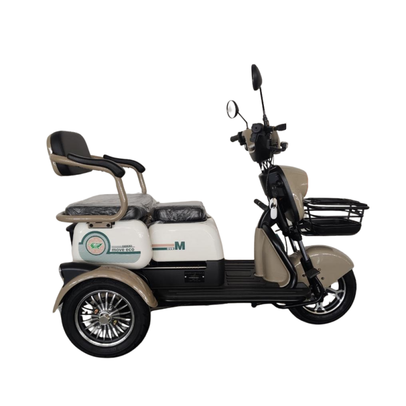Elektrisches Dreirad für Personen MoveEco S1 Mini LIM 25KM/H Braun
